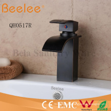 Neue Antike Kugel Matte Black Square Wasserfall Blade Bar Bad Becken Mischbatterie Wasserhahn